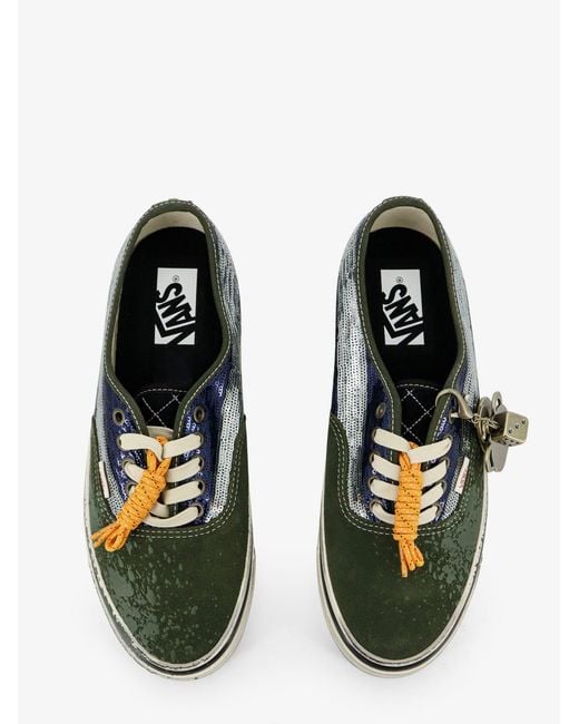 Vans Green Sneakers Lx Authentic 44 Suede