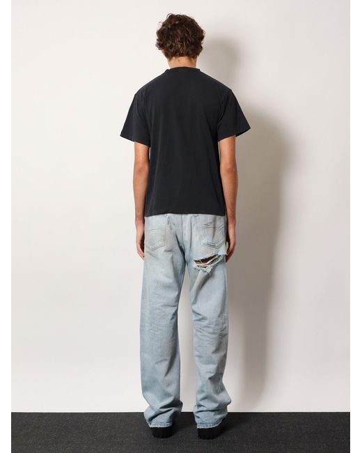 Balenciaga Black Standard Cotton T-Shirt for men