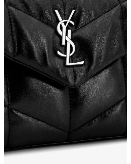 Saint Laurent Black Leather Shoulder Bags