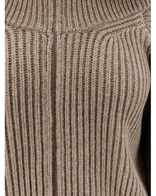 MM6 by Maison Margiela Natural Wool Blend Cardigan