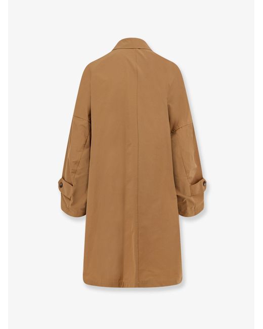 Hevò Natural Cala Paradiso Cotton Blend Raincoat