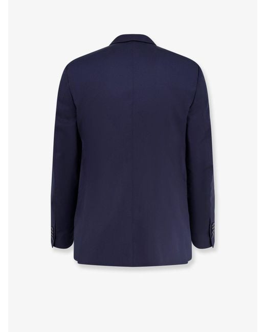 Tagliatore Blue Single-Breasted Virgin Wool Suit for men