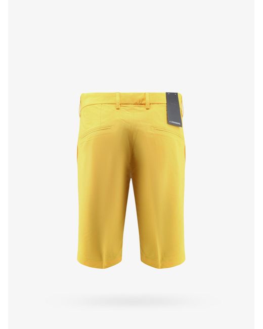 J.Lindeberg Yellow Bermuda Shorts for men