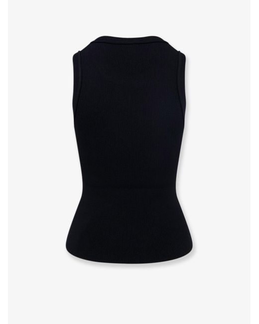 Loewe Black Anagram Viscose Tank Top