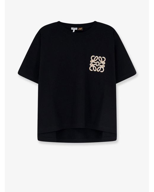 Loewe Black T-Shirt Paulas Ibiza Cotton