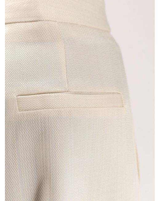Semicouture Natural Viscose Trousers