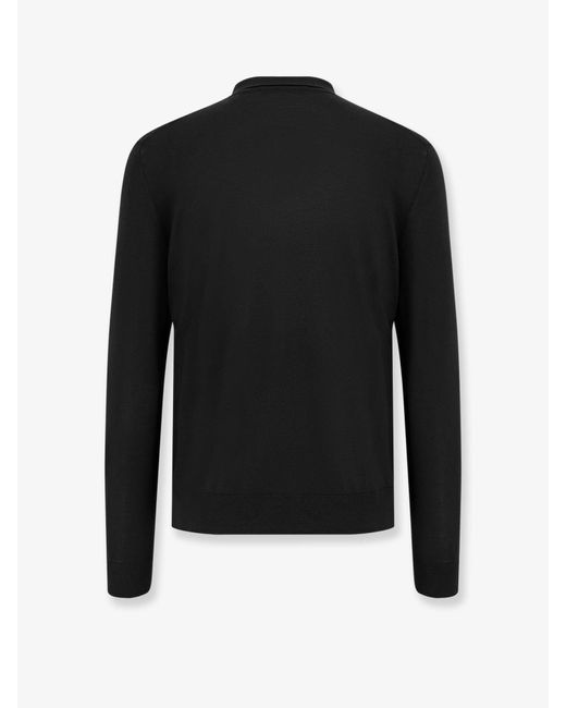 Polo di Kiton in Black da Uomo