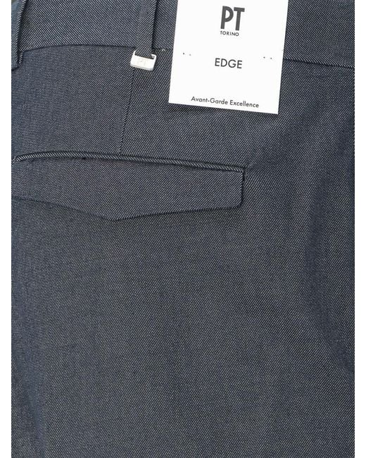 PT Torino Blue Michael Trousers for men