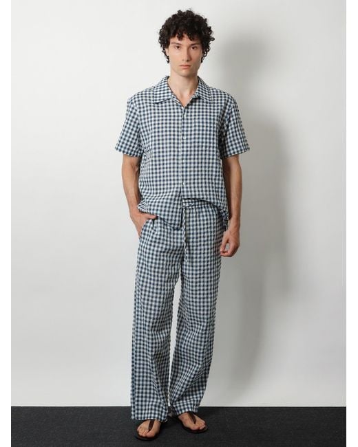 DUNST Blue Pyjamas Trousers for men
