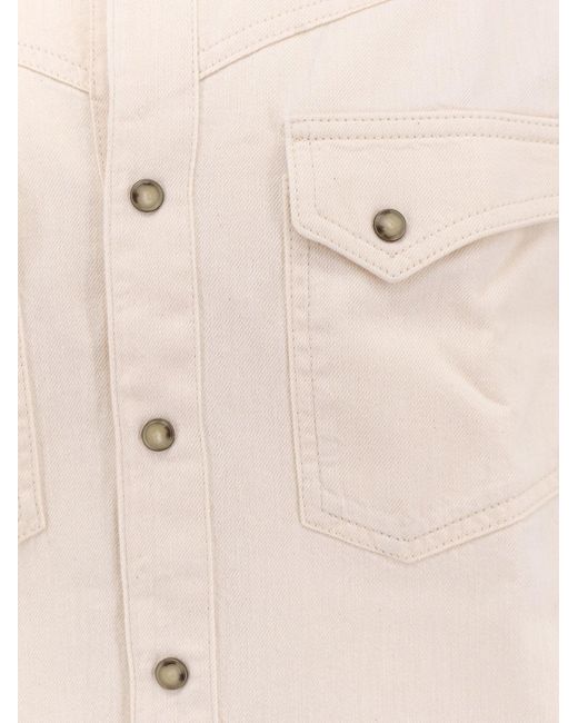 Lardini Natural Denim Shirt for men