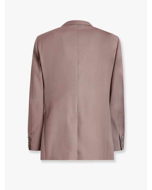 Dolce & Gabbana Brown Dolce & Gabbana Taormina Virgin Wool Blazer for men