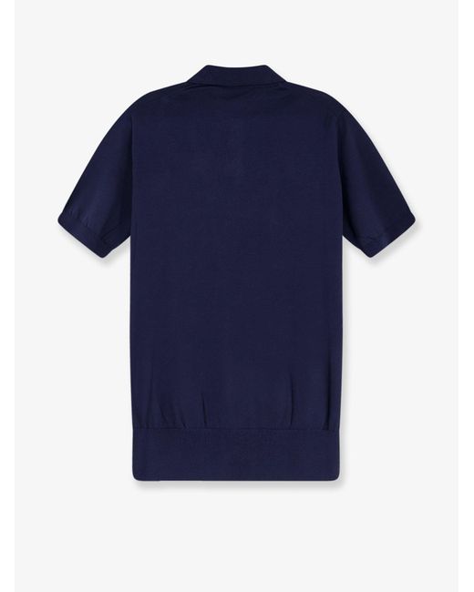 Polo di Alpha Studio in Blue da Uomo