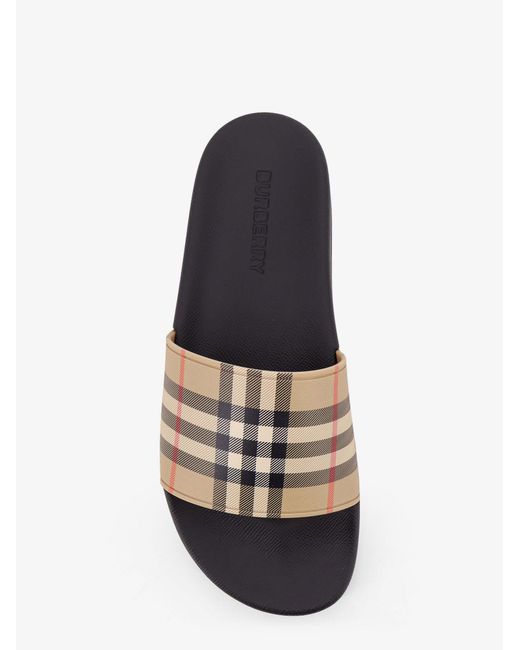 Burberry Multicolor Furley Rubber Slide for men