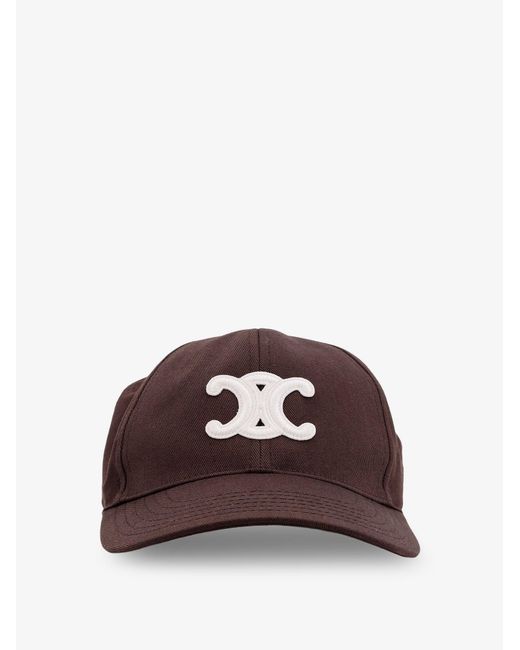 Cappello Triomphe di Céline in Brown