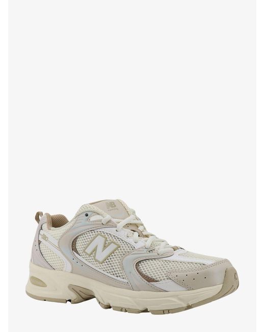 New Balance White 530 Low-Top Sneakers for men