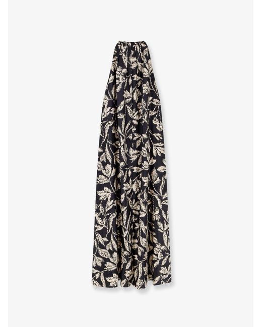 Max Mara White Mxmcartone Silk Dress