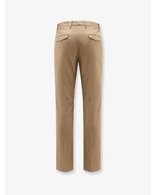 PT Torino Natural Master Fit Style Stretch Cotton Trousers for men