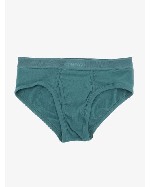 Tom Ford Blue Stretch Cotton Brief for men