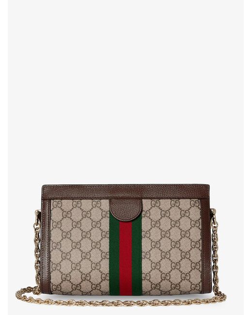 Gucci Gray Coated Canvas Ophidia Shoulder Bag