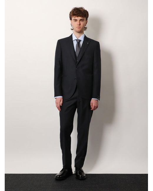Tagliatore Black Suit for men