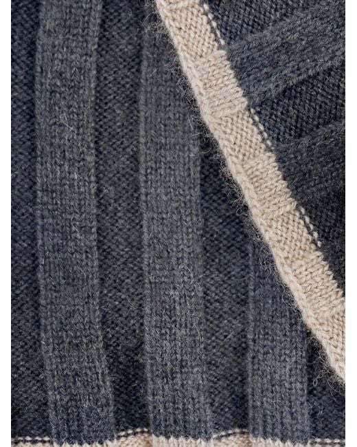 Sciarpa di Brunello Cucinelli in Gray da Uomo