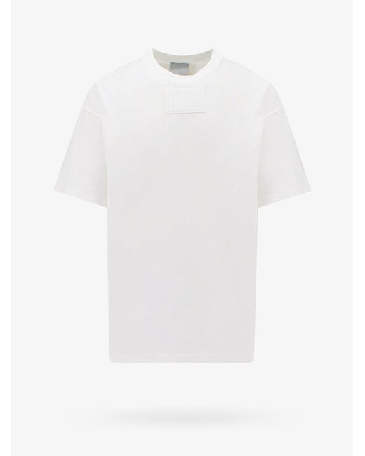 VTMNTS White Crew Neck Short Sleeve Cotton T-shirts for men