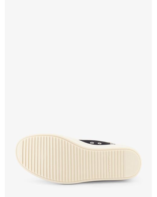 Rick Owens Black Certified Cotton High-Top Sneaks for men