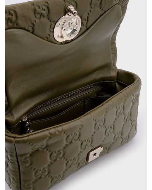 Gucci Multicolor Mini Gg Milano Leather Handbag With All-Over Gg Motif