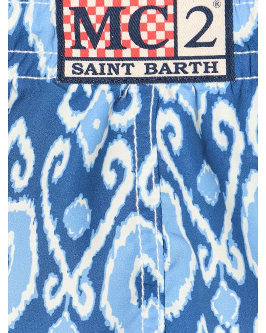 Mc2 Saint Barth Blue Swim Trunk for men