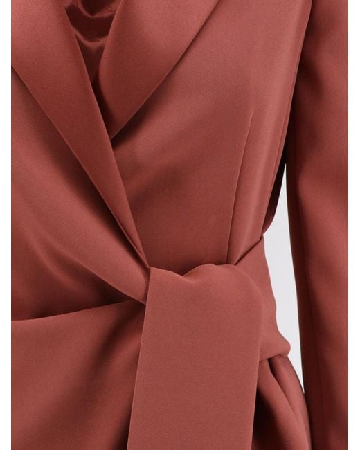 Max Mara Red Mxebano Cady Blazer