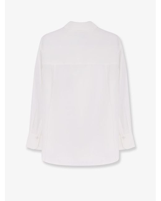 Vince White Lyocell Shirt