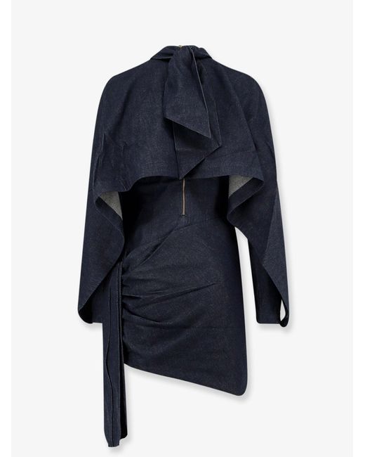 Zimmermann Blue Valiant Short Denim Dress