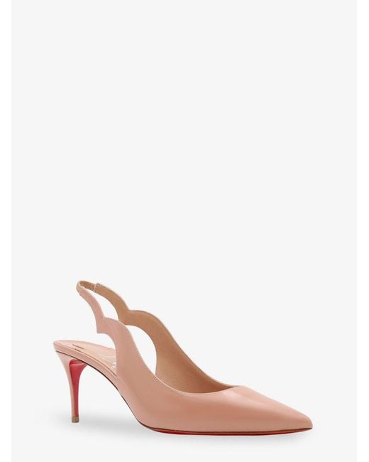 Christian Louboutin Pink Hot Chick Patent Leather Slingback Décolleté