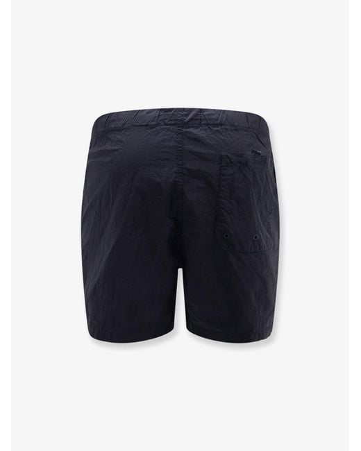 Stone Island Blue Econylon Swim Trunks for men