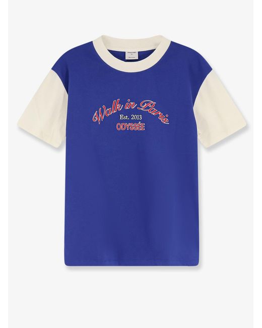 Walk In Paris Blue Odyssée Cotton T-Shirt for men