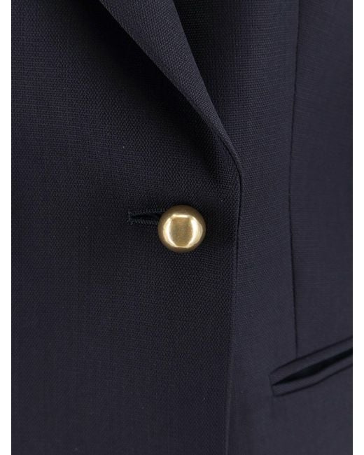 Seafarer Blue Berry Virgin Wool Blazer