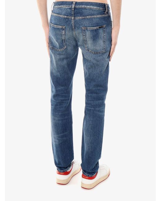 Saint Laurent Blue Jeans for men