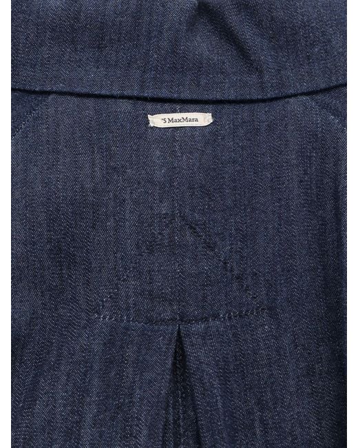 Tシャツ・カットソー MAX MARA Zelia cotton shirt Max Mara Zelia Cotton Shirt in Blue | Lyst