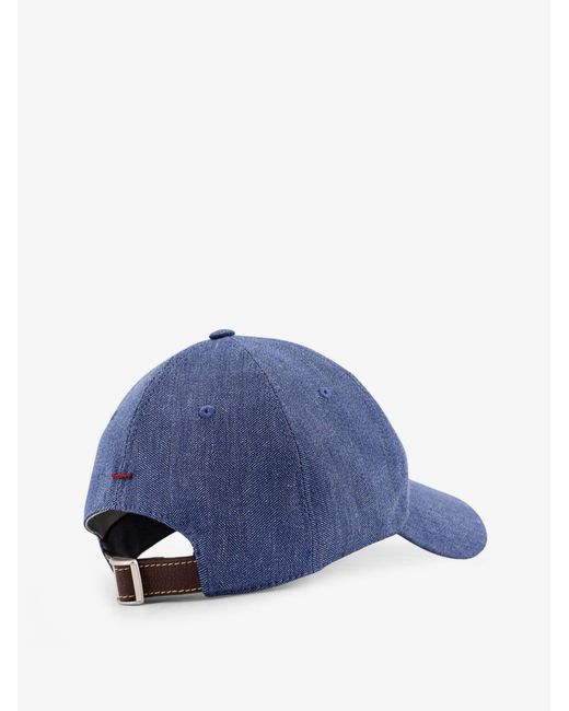 Cappello di Brunello Cucinelli in Blue da Uomo