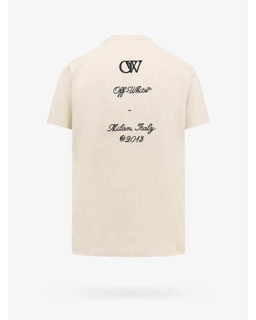 Off-White c/o Virgil Abloh T-shirt in White for Men | Lyst UK