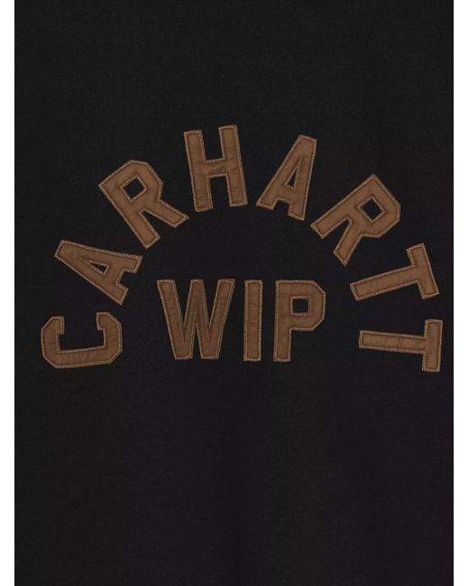 Carhartt Black Arch Script Cotton Blend Sweatshirt for men