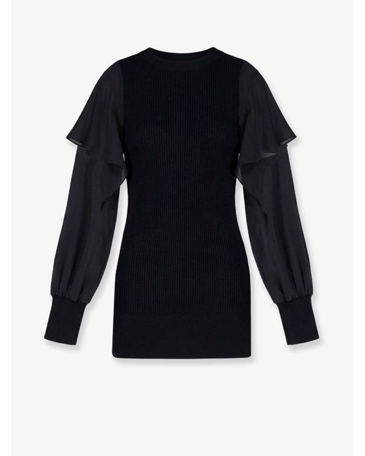 Sacai Blue Sweaters Cotone