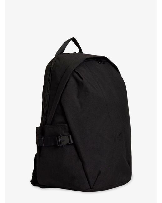 Y-3 Black Y-3 Stapl Backp Nylon Backpack for men