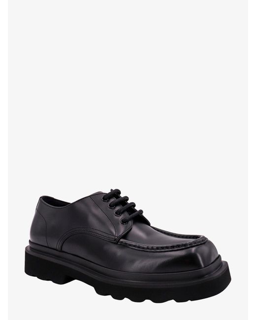 Dolce & Gabbana White Lace-up Shoe for men