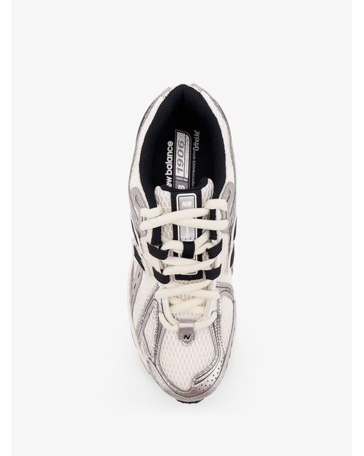 New Balance White 1906 Mesh Sneakers With Logo On The Side for men