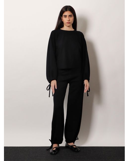 Max Mara Black Nigeria Virgin Wool Trousers
