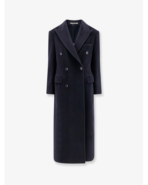 Tagliatore Blue Caitlyn Virgin Wool Coat