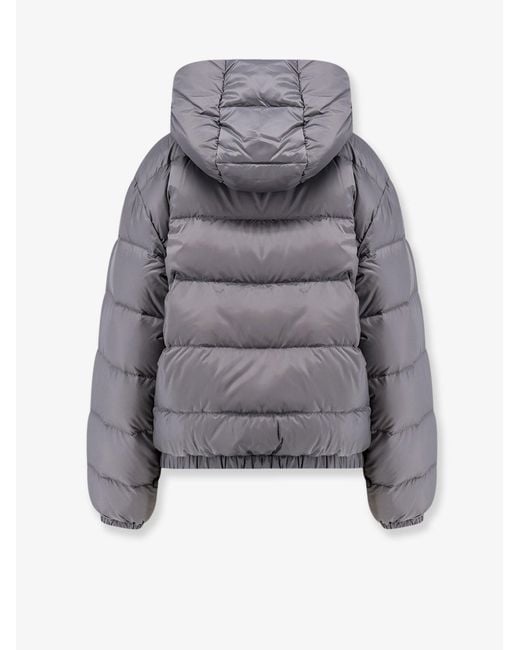 Miu Miu Gray Recycled Material Down Jacket