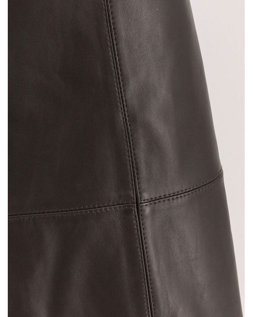 Soeur Black Gwen Leather Skirt