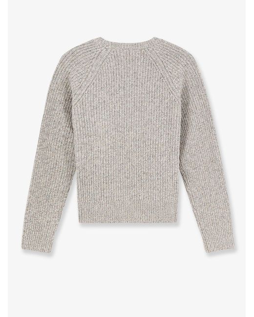 Aspesi White Virgin Wool Sweater
